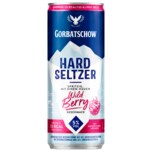 Gorbatschow Hard Seltzer Wild Berry 0,33l
