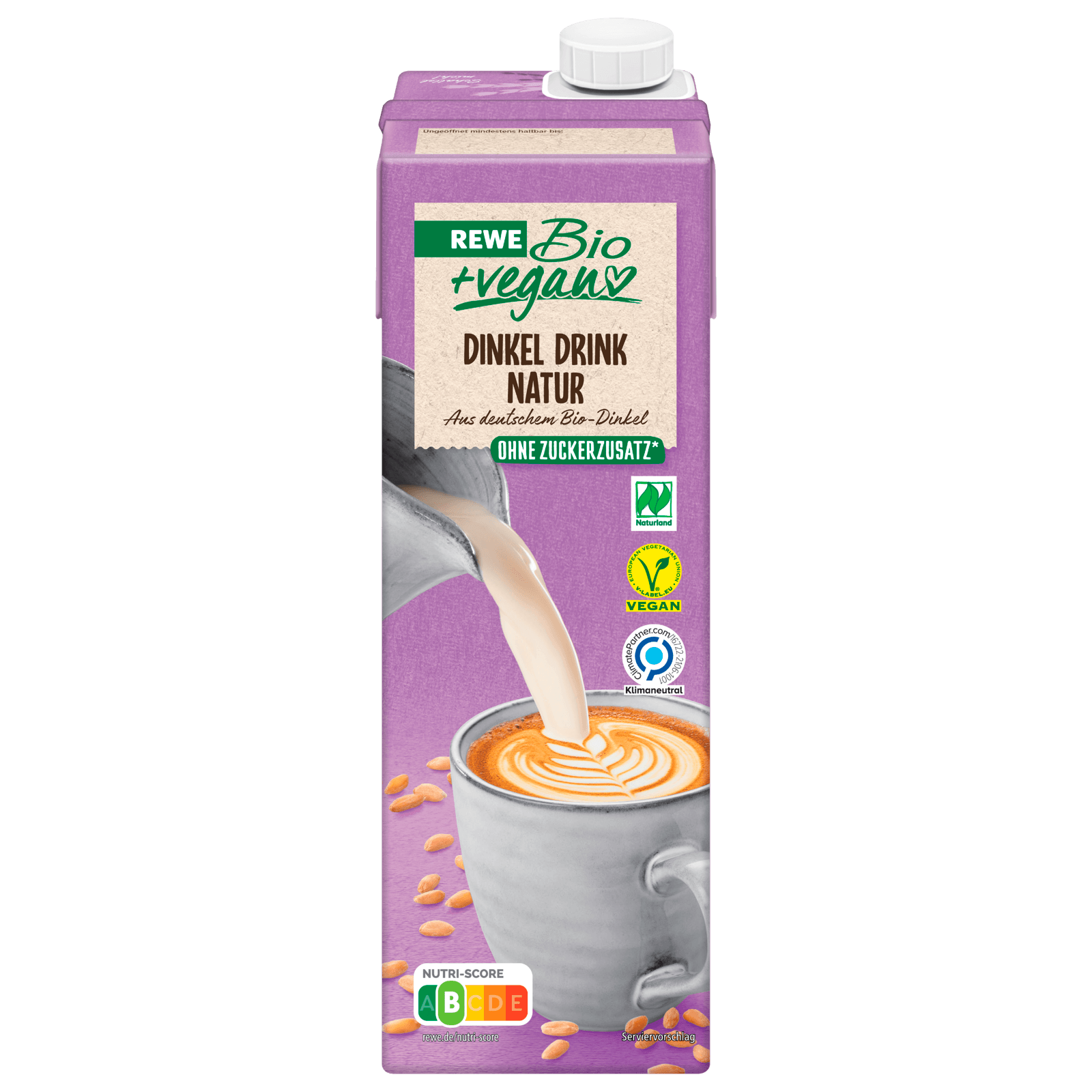 REWE Bio + vegan Dinkel Drink Natur 1l