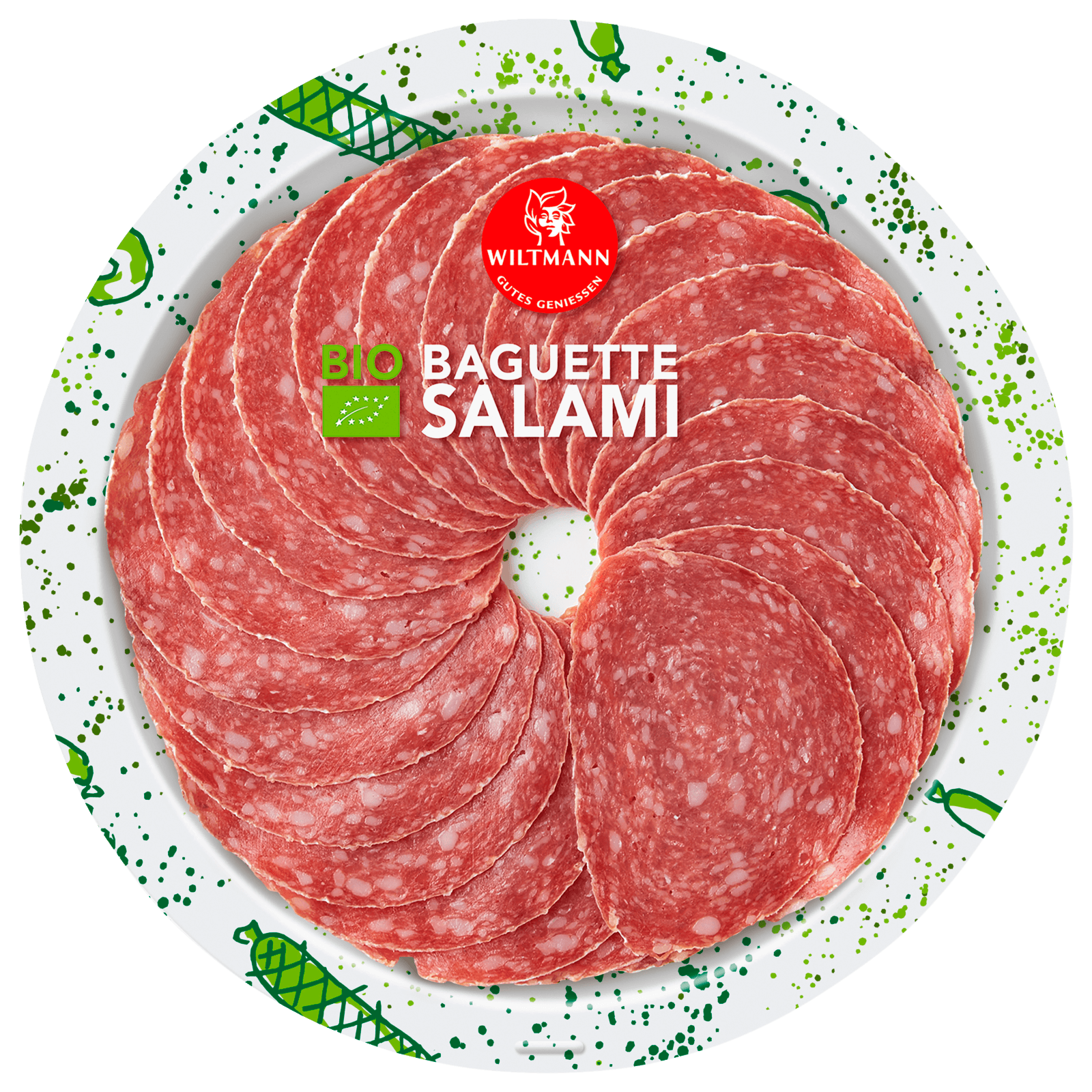 Wiltmann Bio Baguette Salami 80g