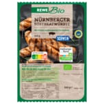 REWE Bio Nürnberger Rostbratwürste Schwein 160g