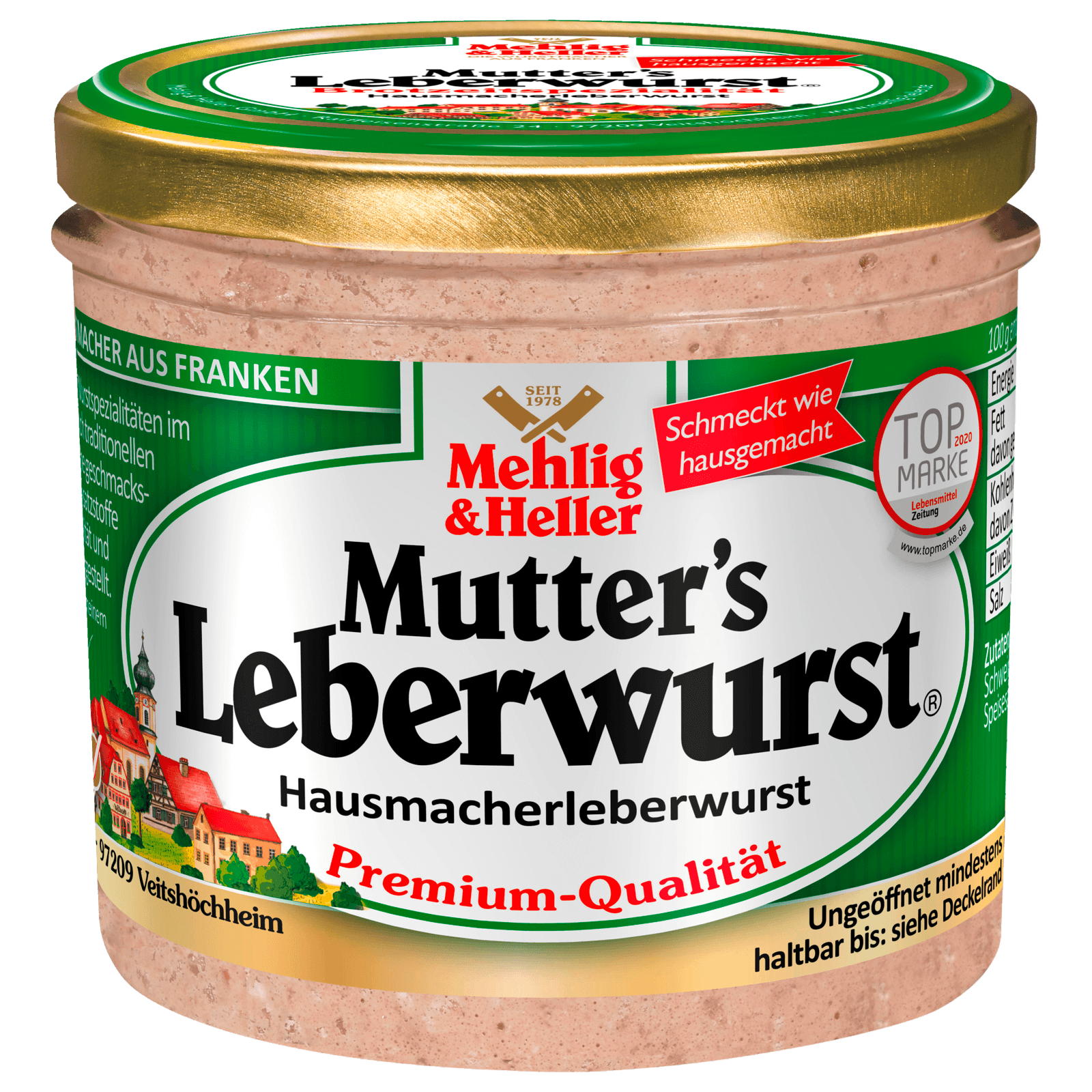 Mehlig & Heller Mutter's Leberwurst 250g