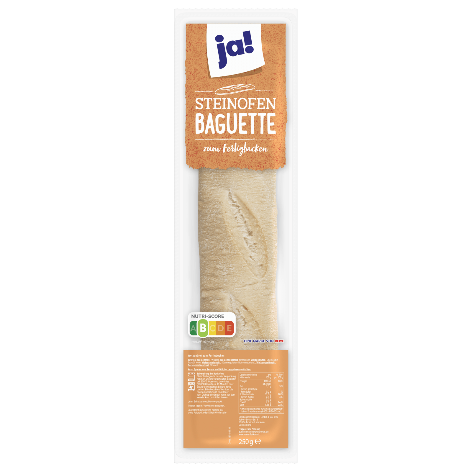 ja! Steinofen Baguette 250g