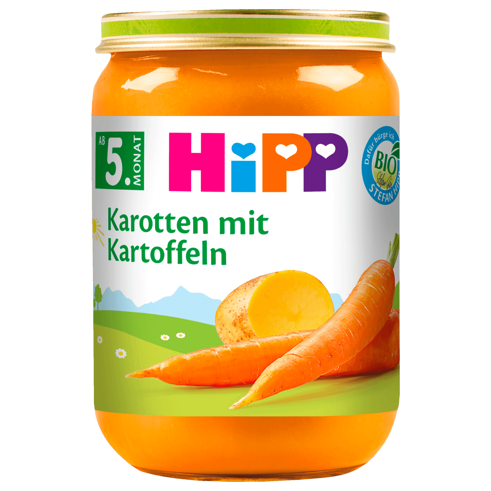 Hipp Bio Früh-Karotten mit Kartoffeln 190g