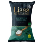 Lisa's Bio-Kesselchips Rosmarin & Meersalz vegan 125g