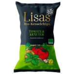 Lisa's Bio-Kesselchips Tomate & Kräuter 125g