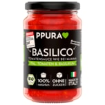 PPura Bio Basilico Tomatensauce Italienische Tomaten & Basilikum 340g