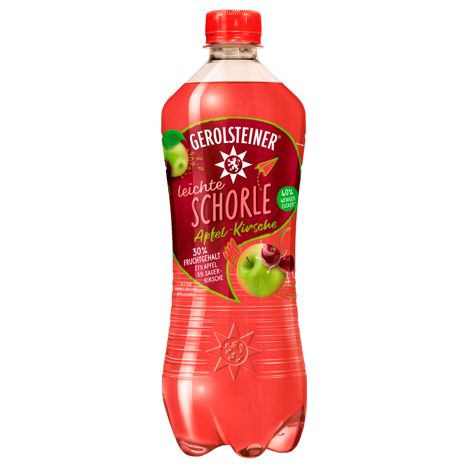 Gerolsteiner Leichte Schorle Apfel-Kirsche 0,75l bei REWE online bestellen!