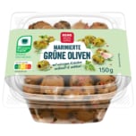 Rewe Beste Wahl marinierte Grüne Oliven 150g