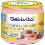 Bebivita Bio Frucht & Joghurt Erdbeere in Apfel 10 M. 190g