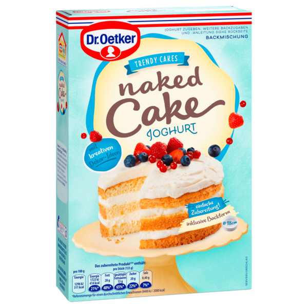 Rezept: Naked Cake mit Beeren und Mohn - Herzregion.at