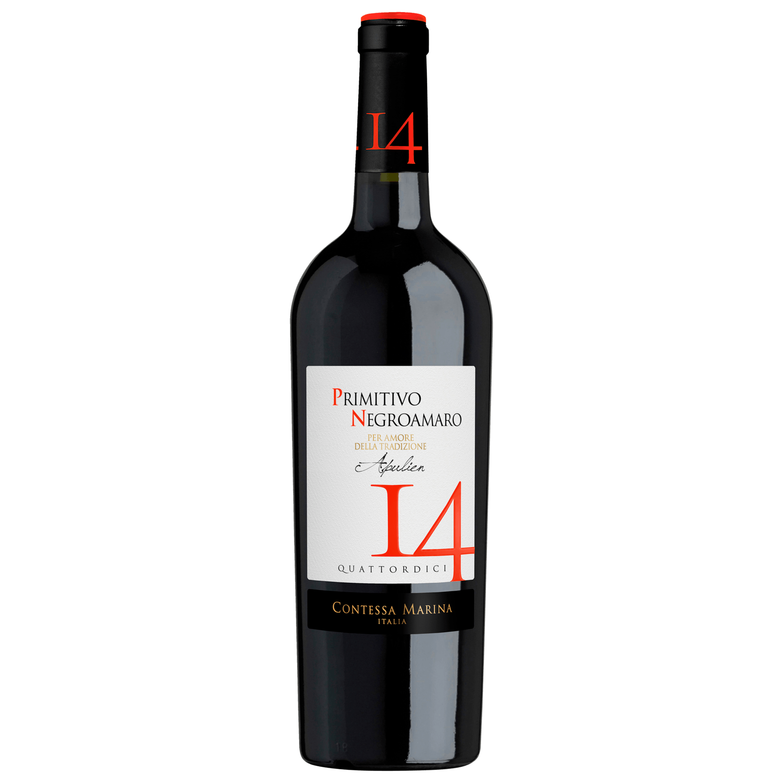 Contessa Marina Rotwein Primitivo Negroamaro trocken 0,75l