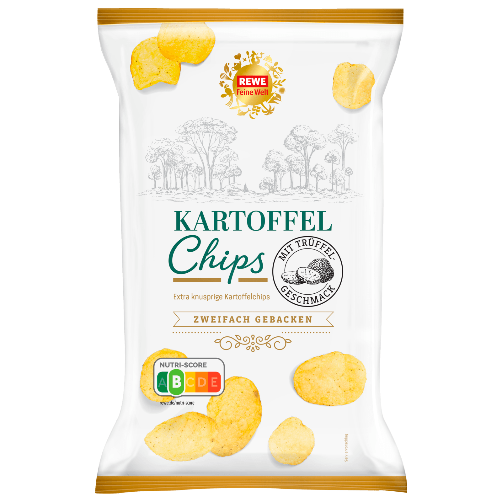 REWE feine Welt Kartoffelchips mit Trüffelgeschmack 100g bei REWE ...