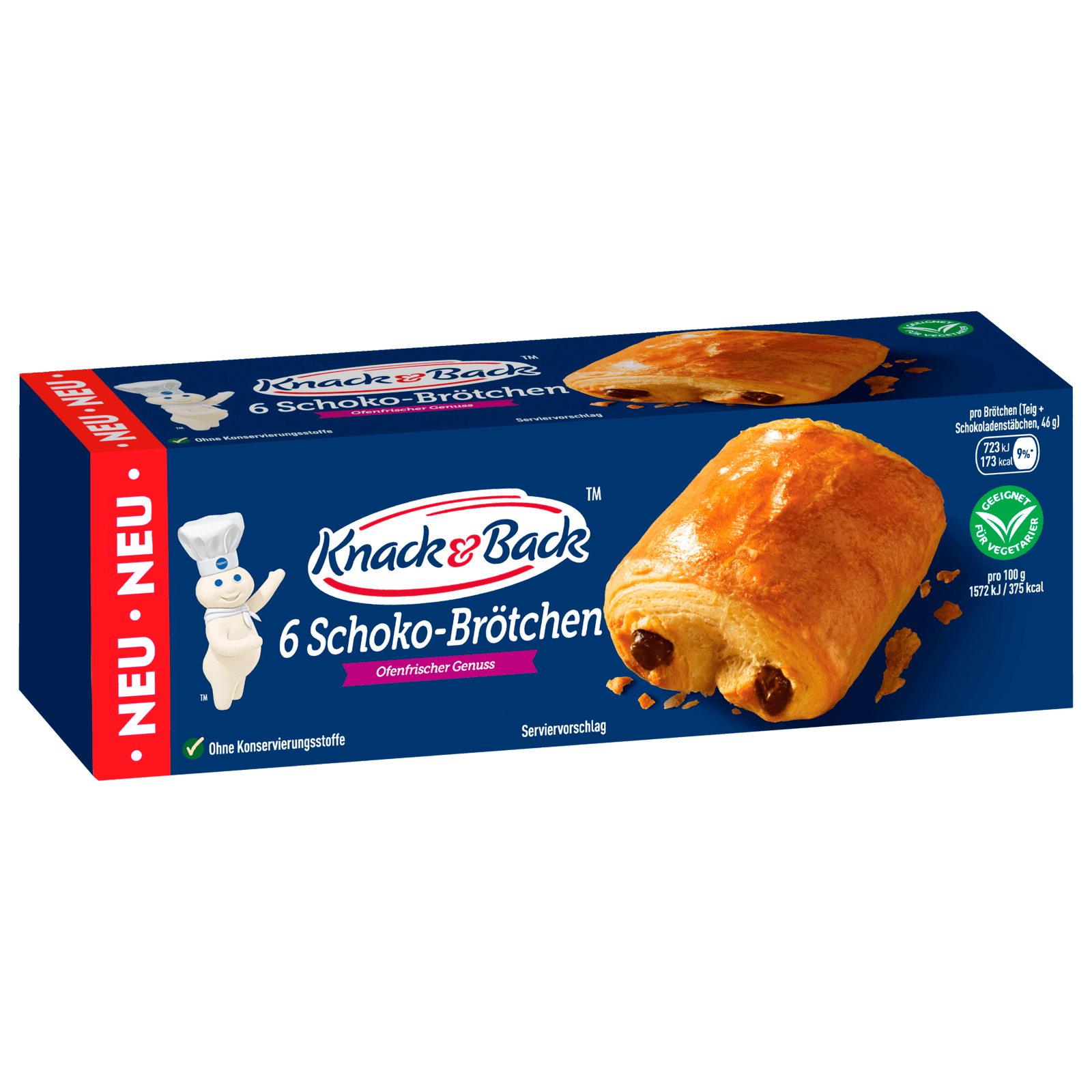 Aufback Hörnchen - Brot zum Aufbacken - Knack&Back™