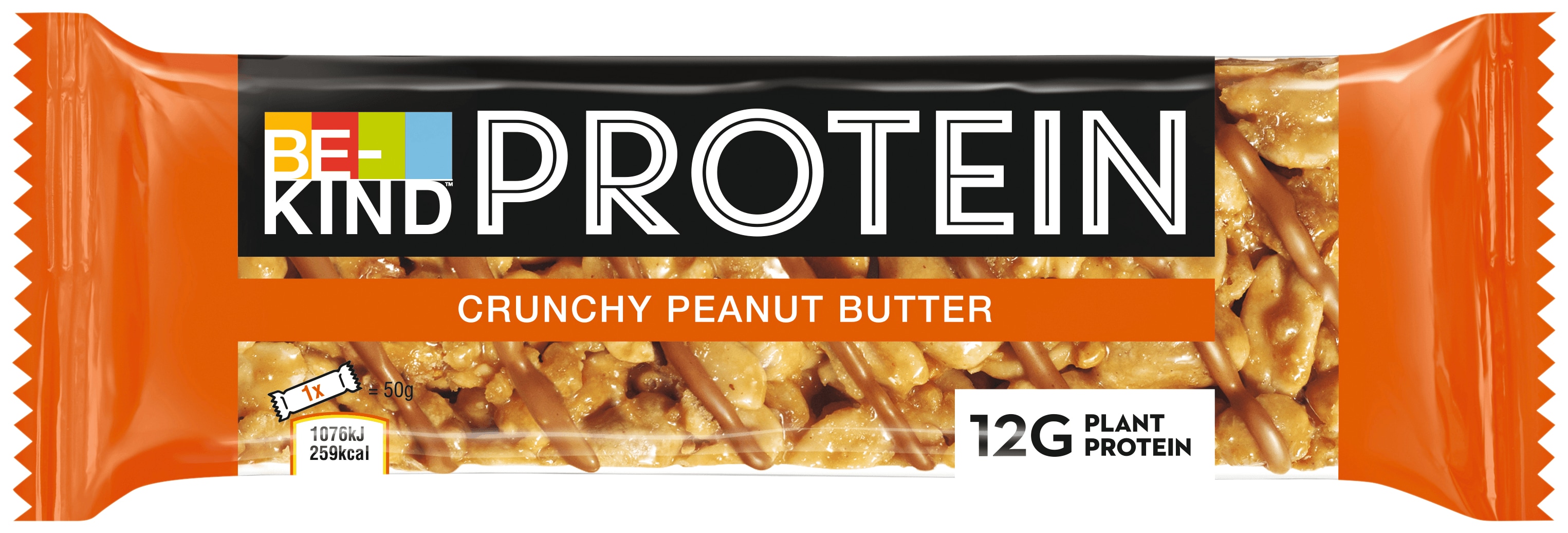 Be-Kind Protein Crunchy Peanut Butter 50gr