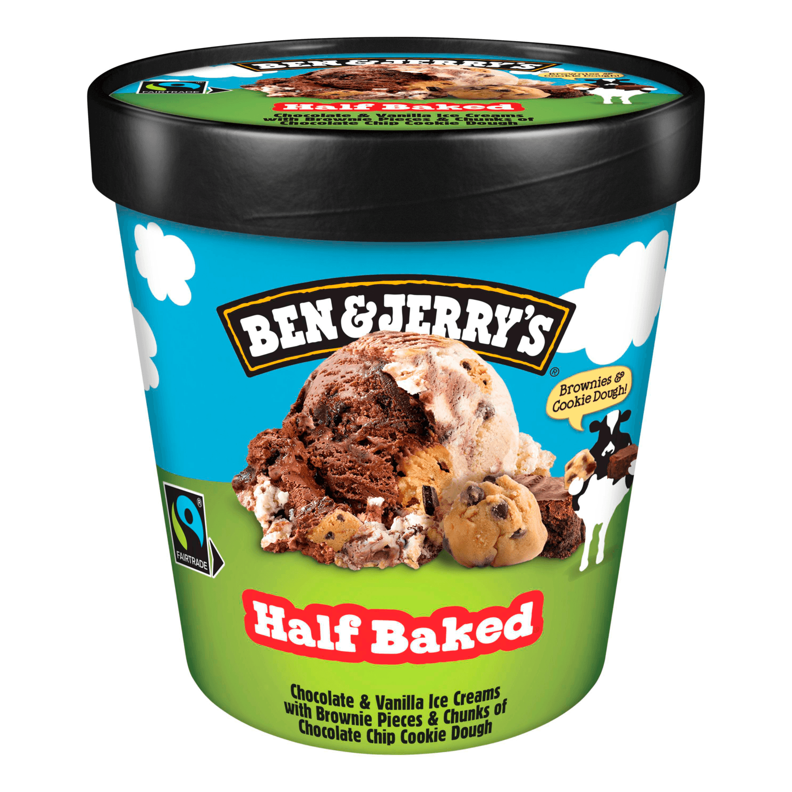 Ben & Jerry's Eis Half Baked Brownies & Cookie Dough 465ml bei REWE