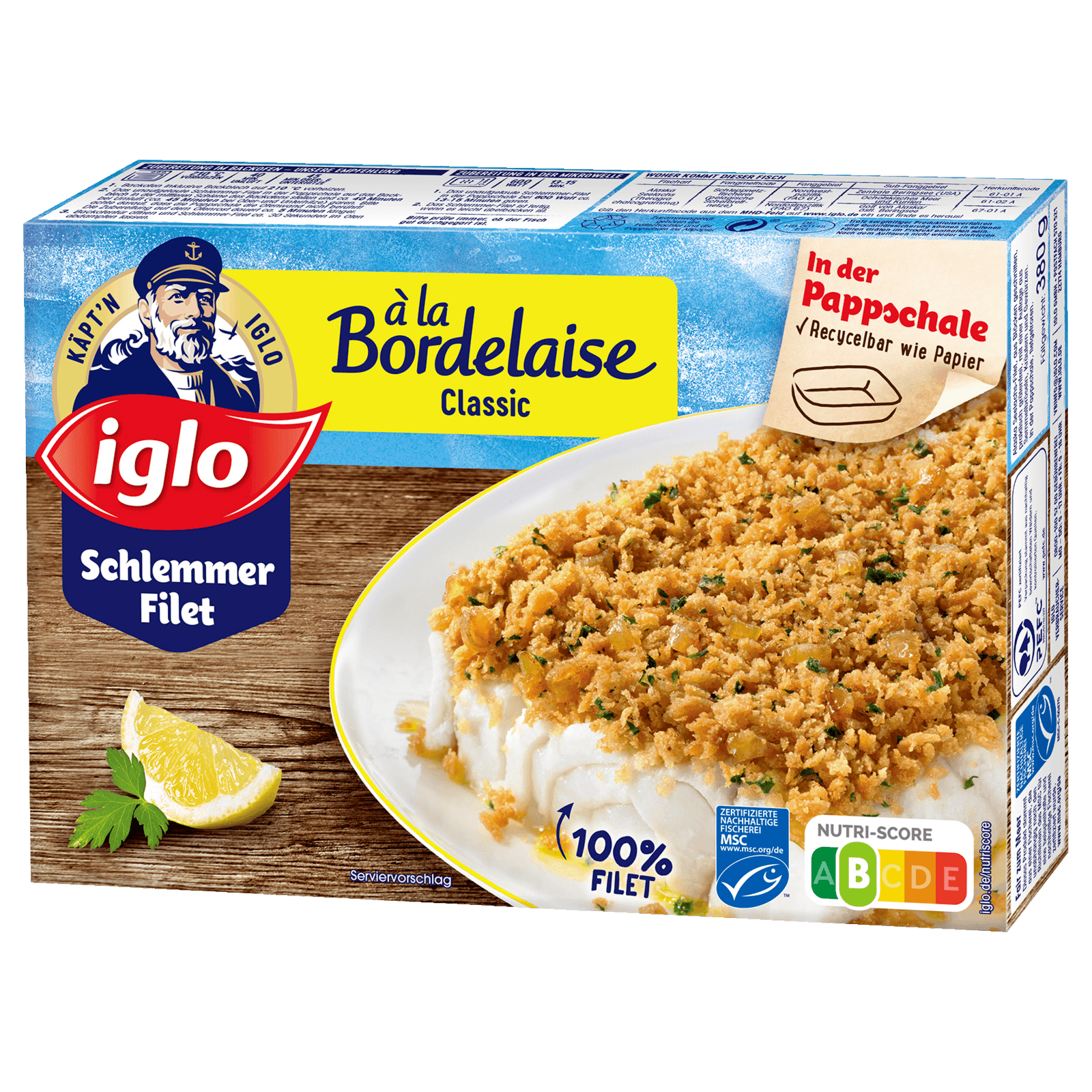 Iglo Schlemmer-Filet à la Bordelaise Classic 380g