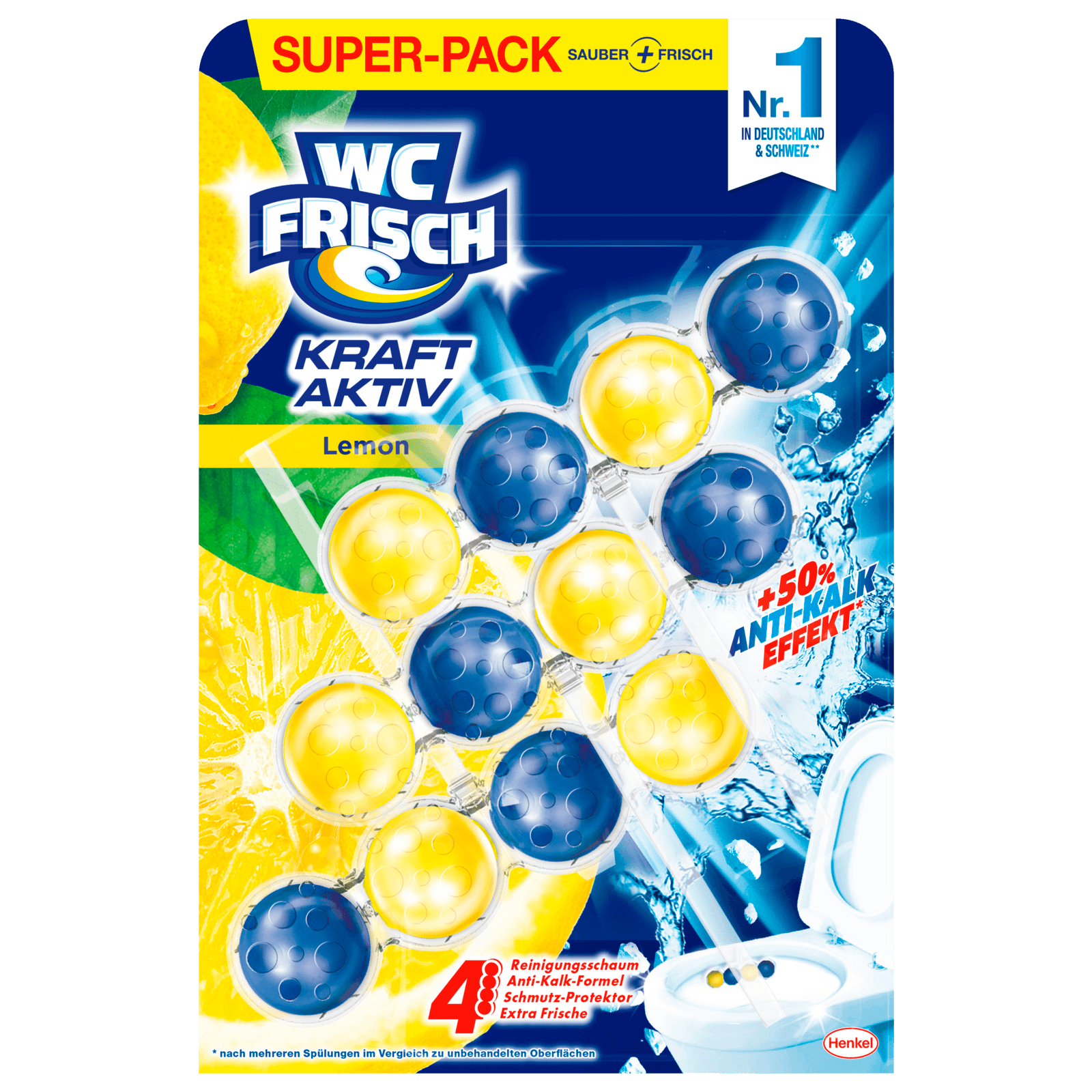 WC Frisch Kraft Aktiv Lemon Super-Pack 150g bei REWE online bestellen!