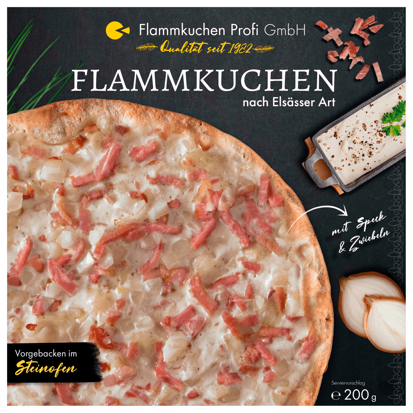 Flammkuchen Profi Flammkuchen Elsässer Art 200g bei REWE online bestellen!