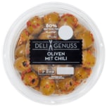 Deli Genuss Oliven mit Chili 165g