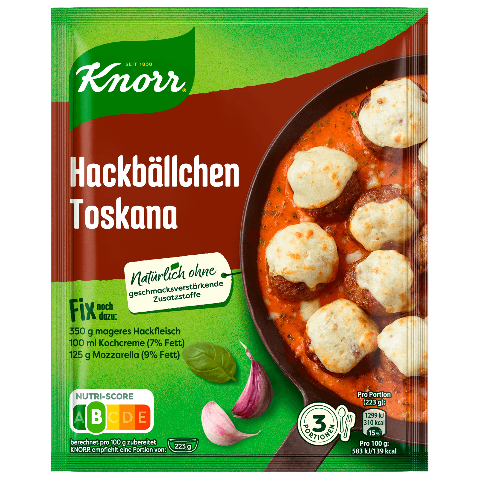 Knorr Fix Hackbällchen Toskana für 3 Portionen bei REWE online bestellen!