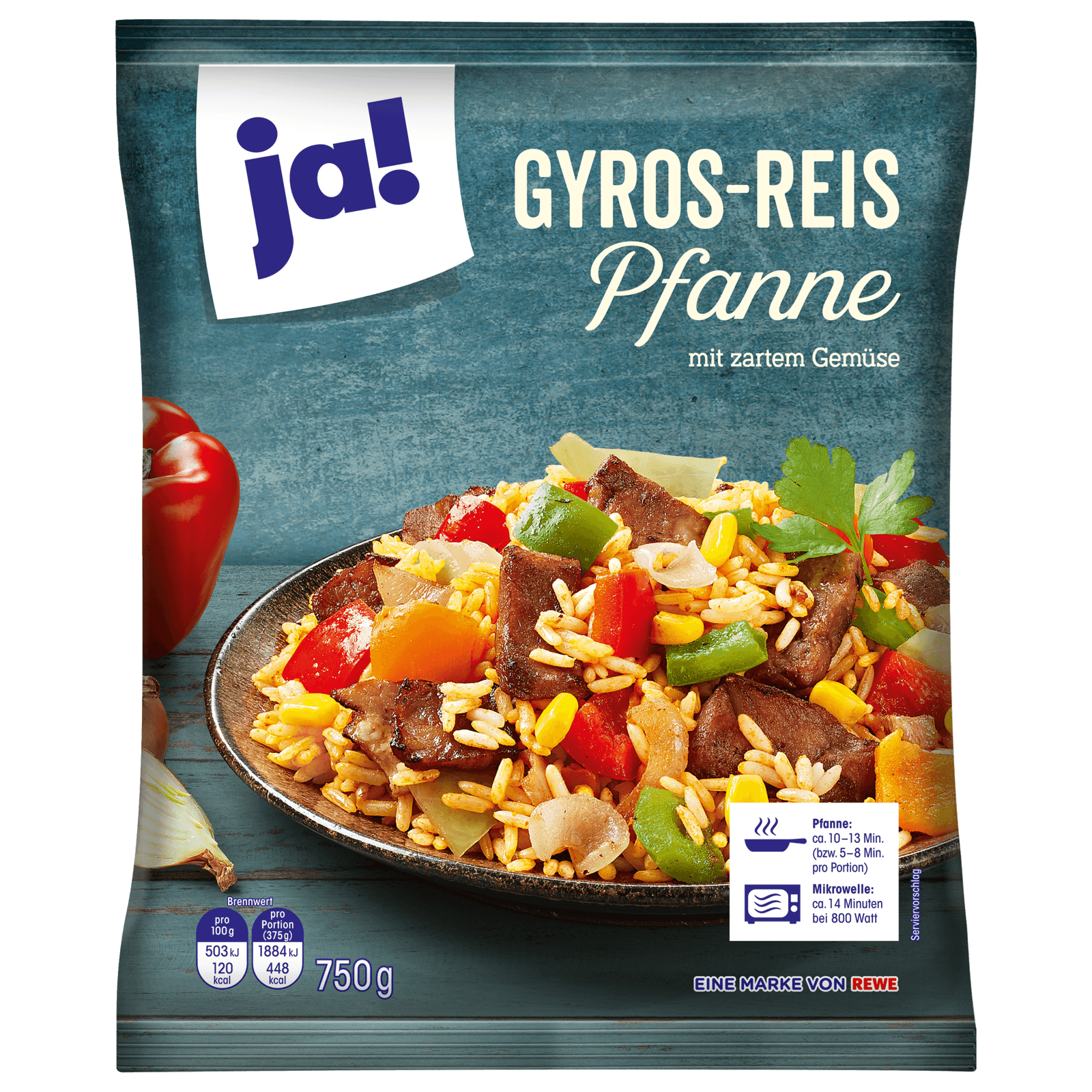 Ja Gyros Reis Pfanne 750g Bei Rewe Online Bestellen