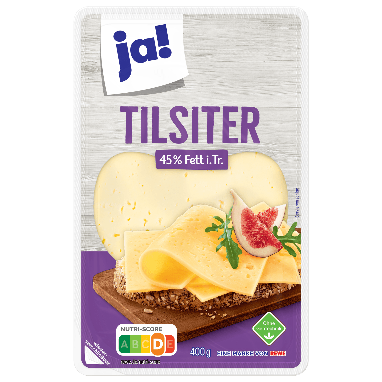 ja! Tilsiter in Scheiben 400g