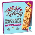W. K. Kellogg Bar Raw Fruits, Nuts & Oats Cacao & Hazelnut 4x30g