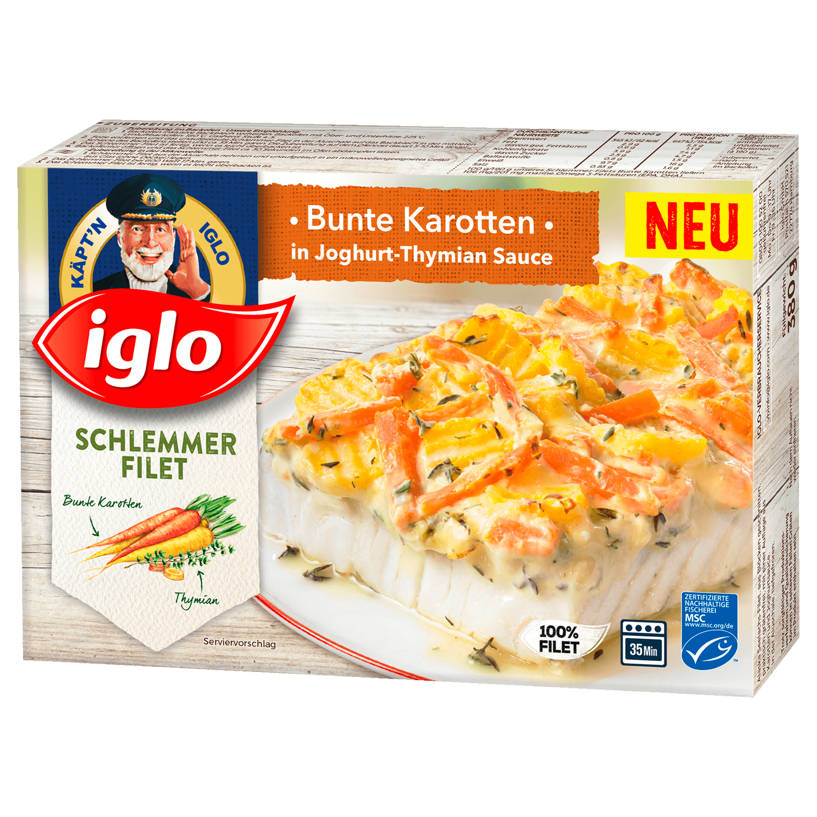 Iglo Msc Schlemmer Filet Bunte Karotten 380g Bei Rewe Online Bestellen