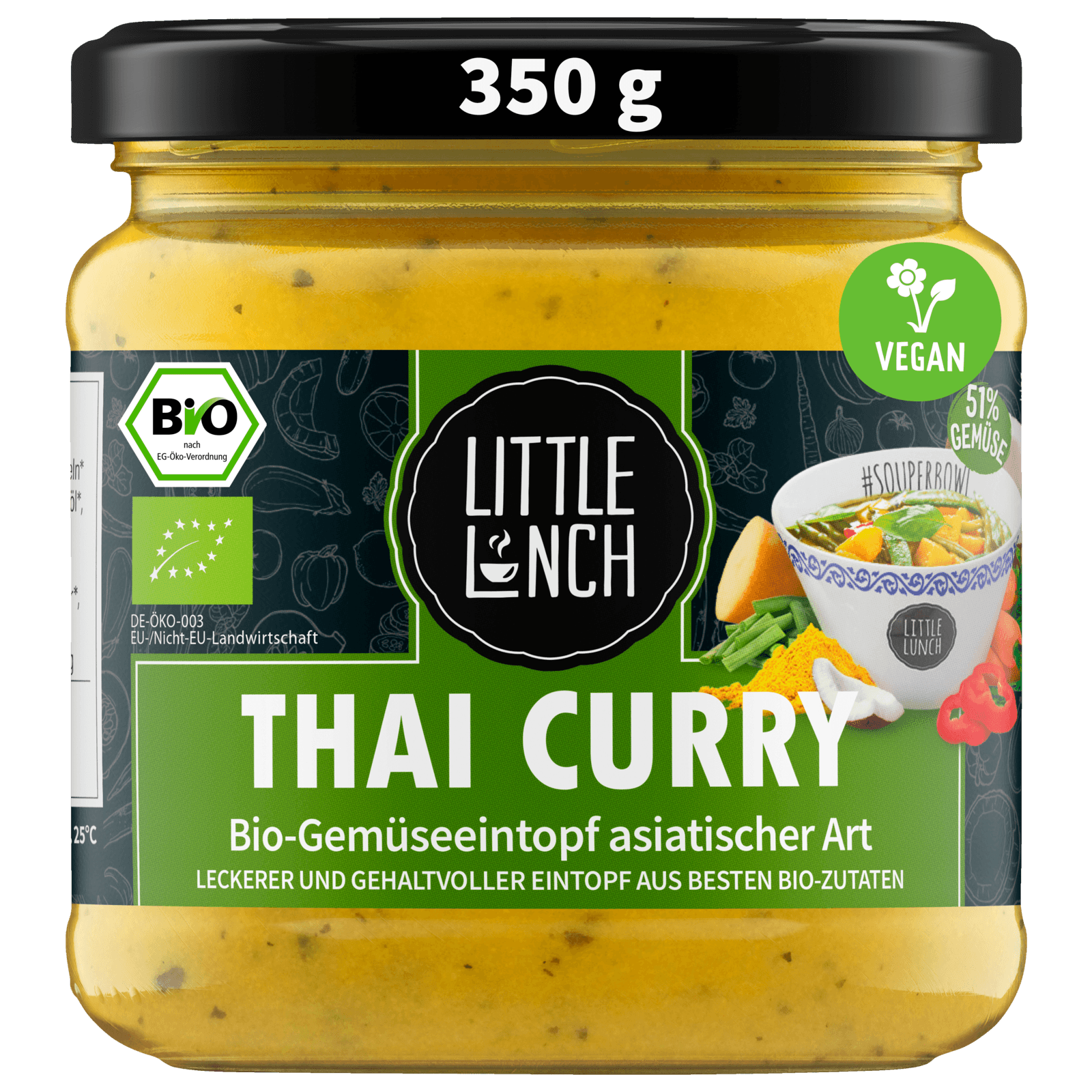 Little Lunch Bio Thai Curry 350ml