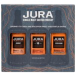 Jura Single Malt Scotch Whisky Journey, Aged 10 Years, Seven Wood 3x0,05l