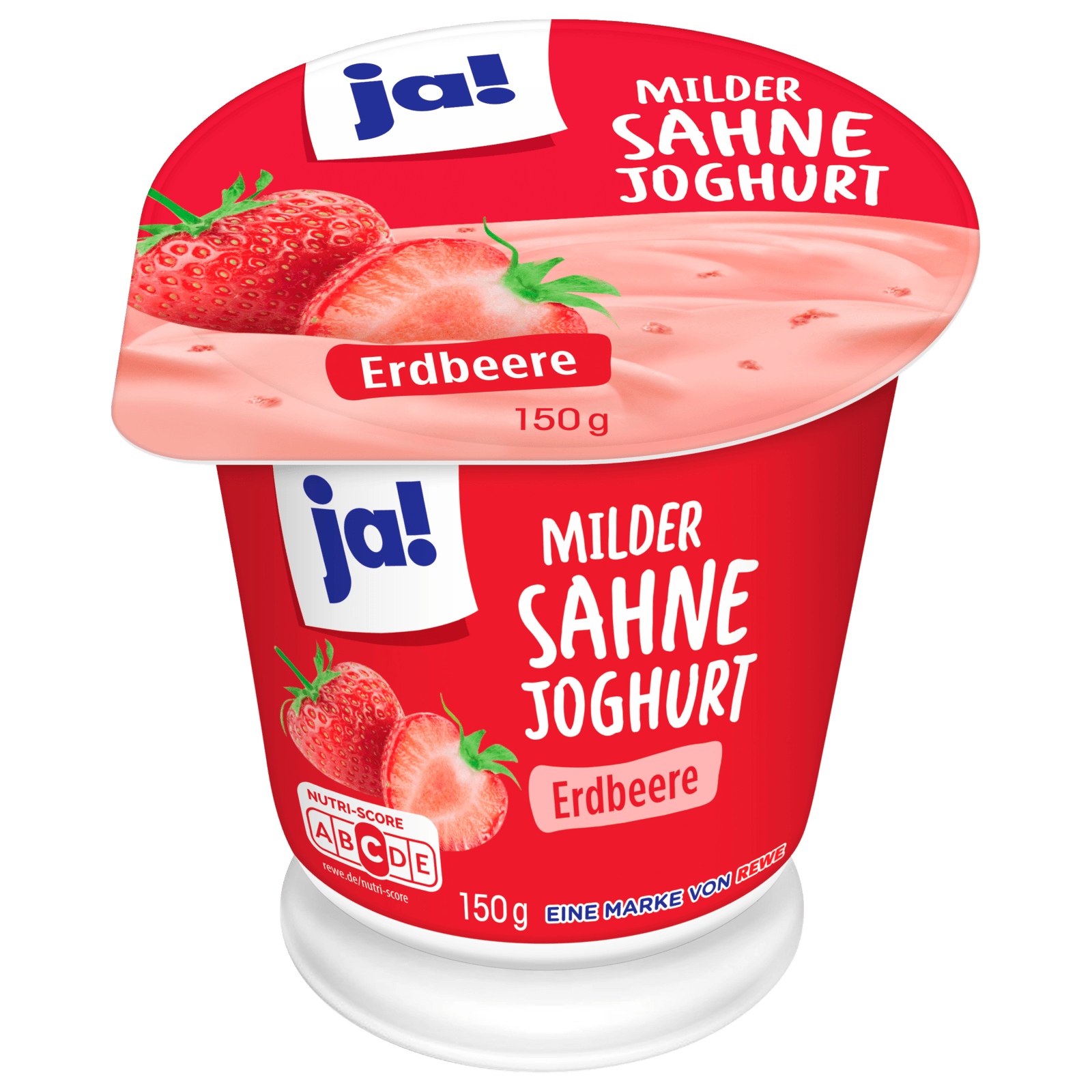 ja! Milder Sahne Joghurt Erdbeere 150g bei REWE online bestellen!