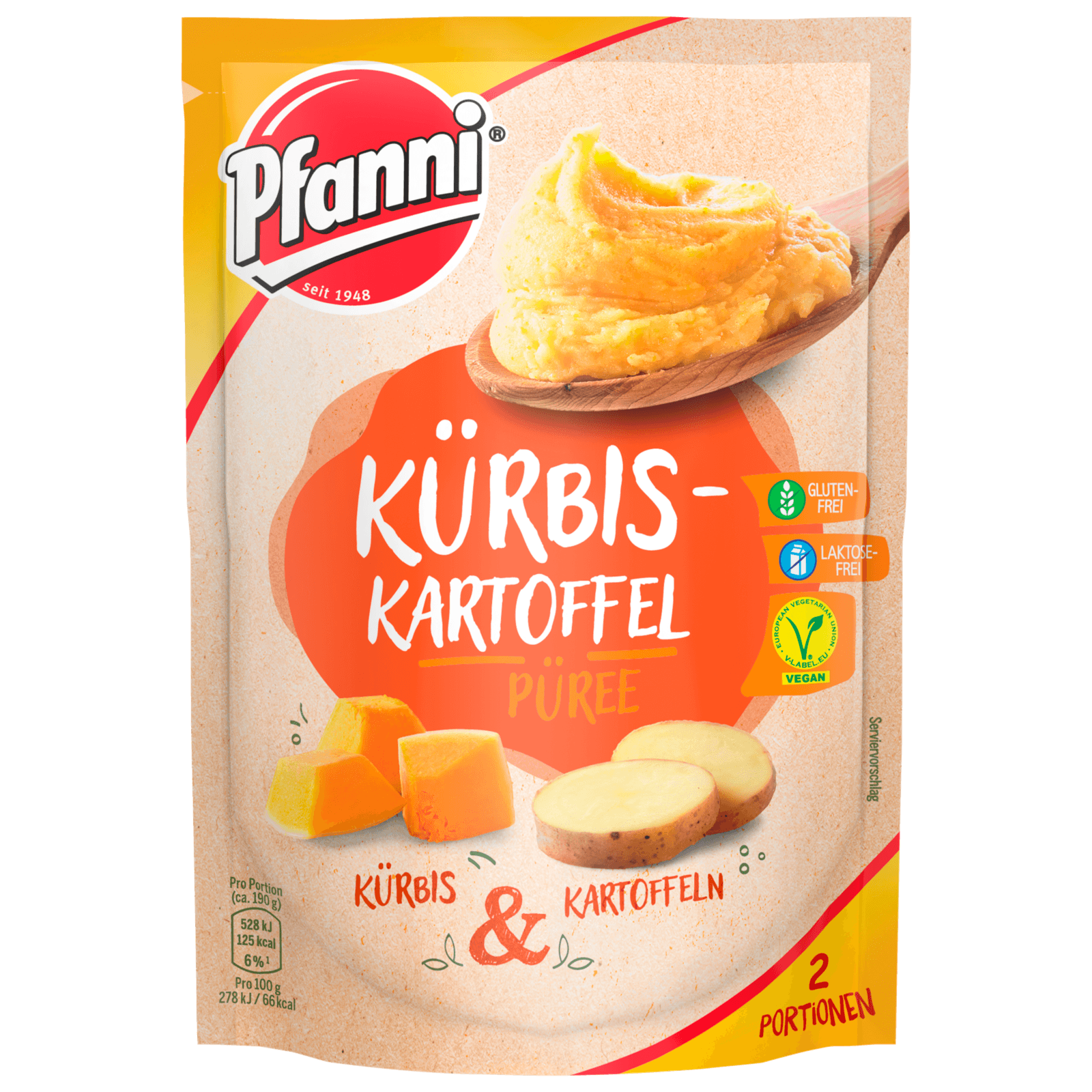 Pfanni Kürbis-Kartoffelpüree 60g bei REWE online bestellen!