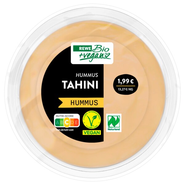 REWE Bio + vegan Tahini Hummus 150g