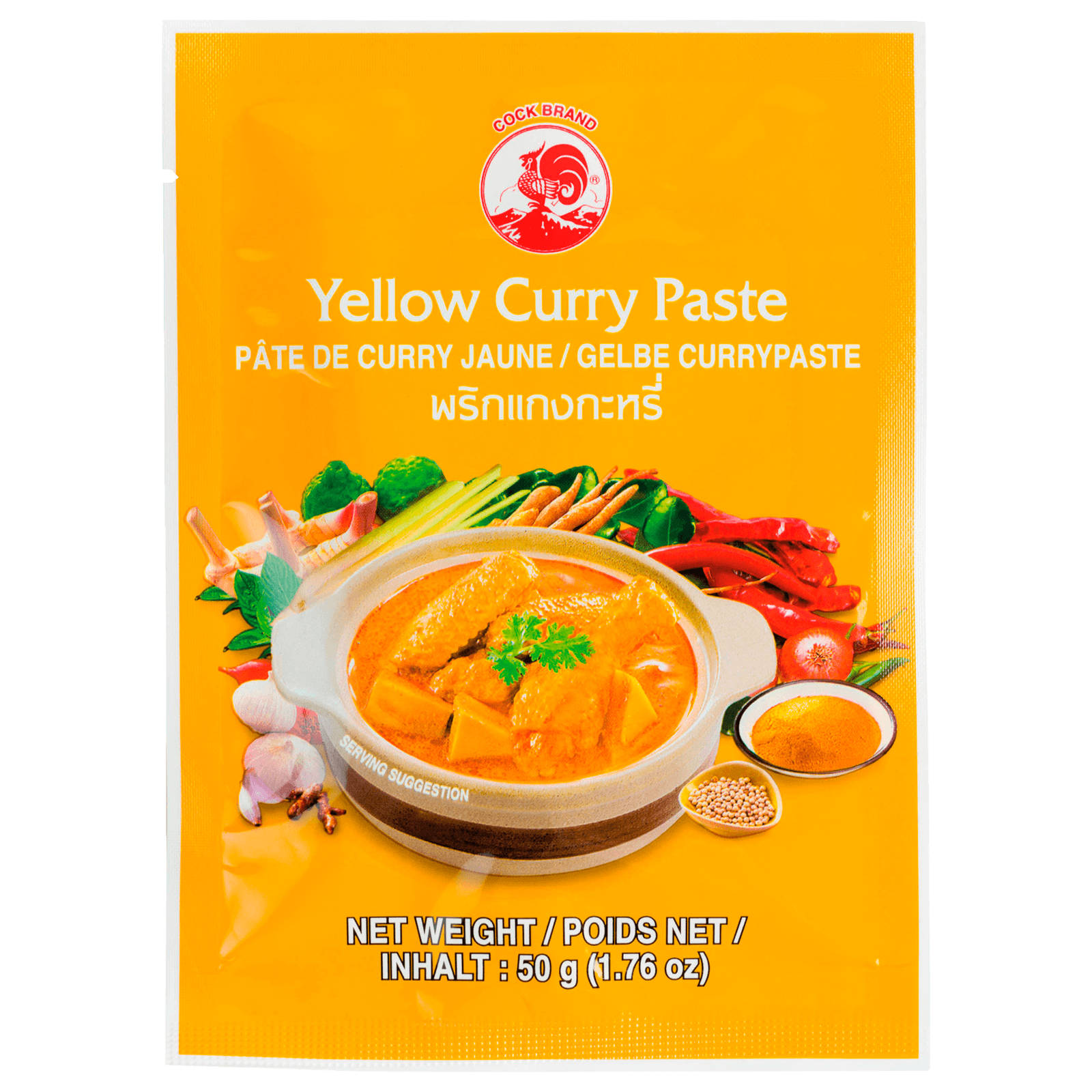 Cock Yellow Curry Paste 50g