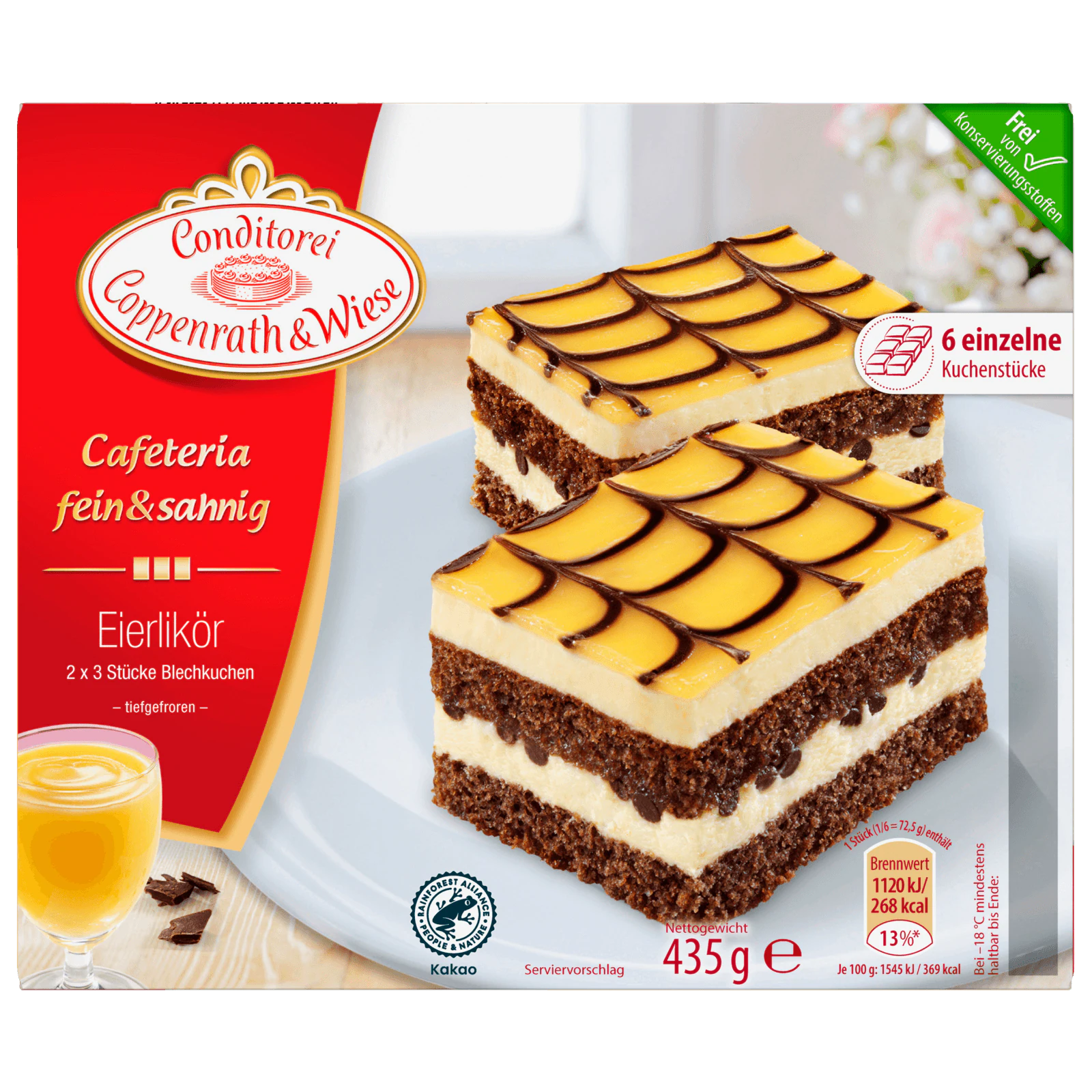 Coppenrath & Wiese Blechkuchen Eierlikör 435g