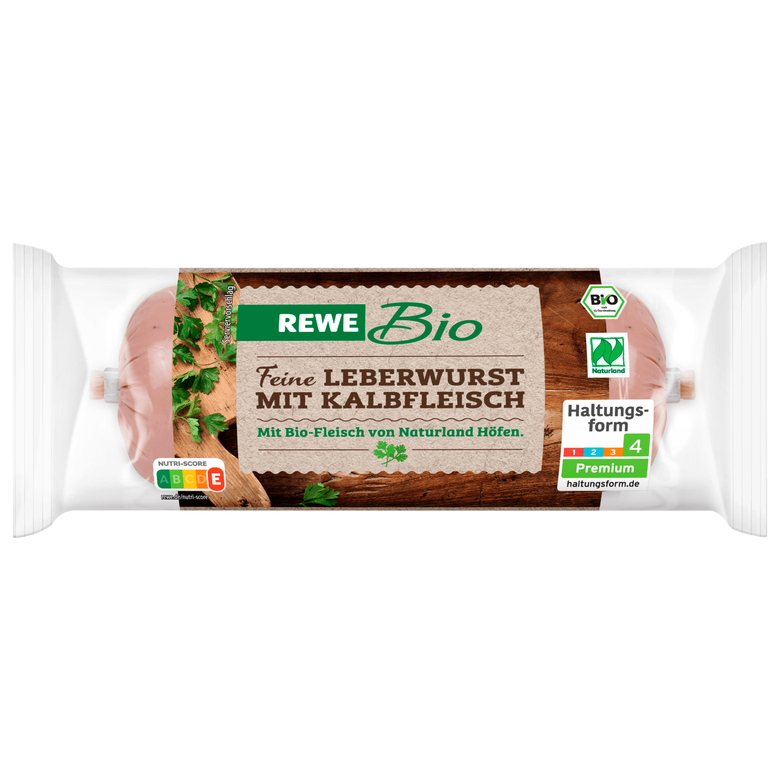 REWE Bio Leberwurst mit Kalbfleisch, fein 125g