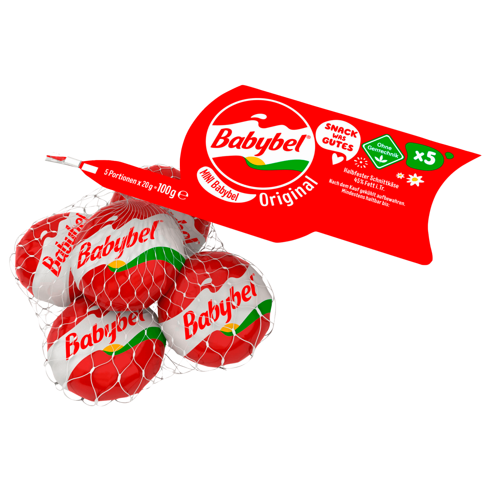 Mini Babybel Original Käse-Snack 5 Stück 100g