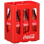 Coca-Cola Glasflasche 6x1l