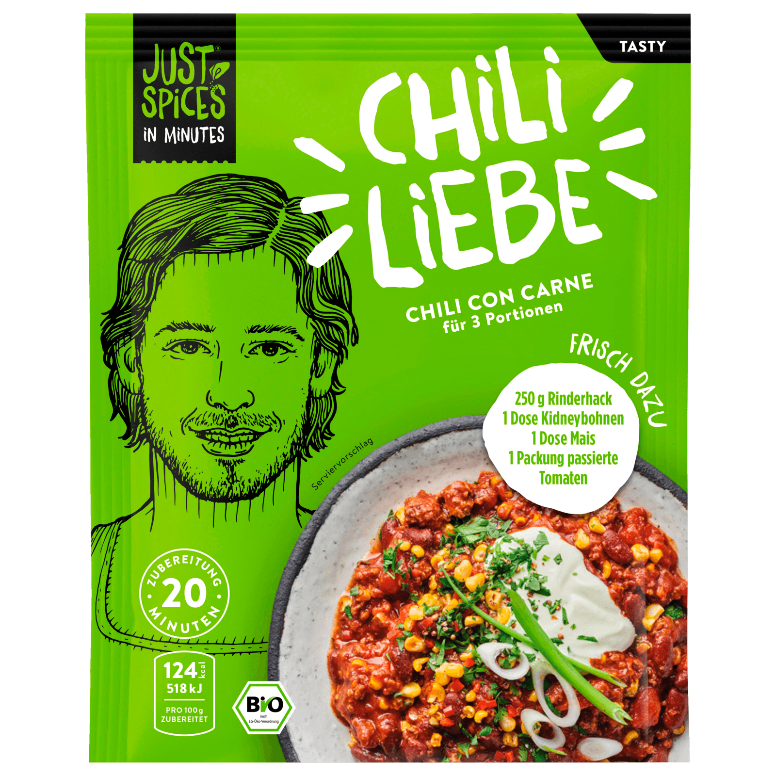 Just Spices Organic Chili con Carne 47 g at Violey