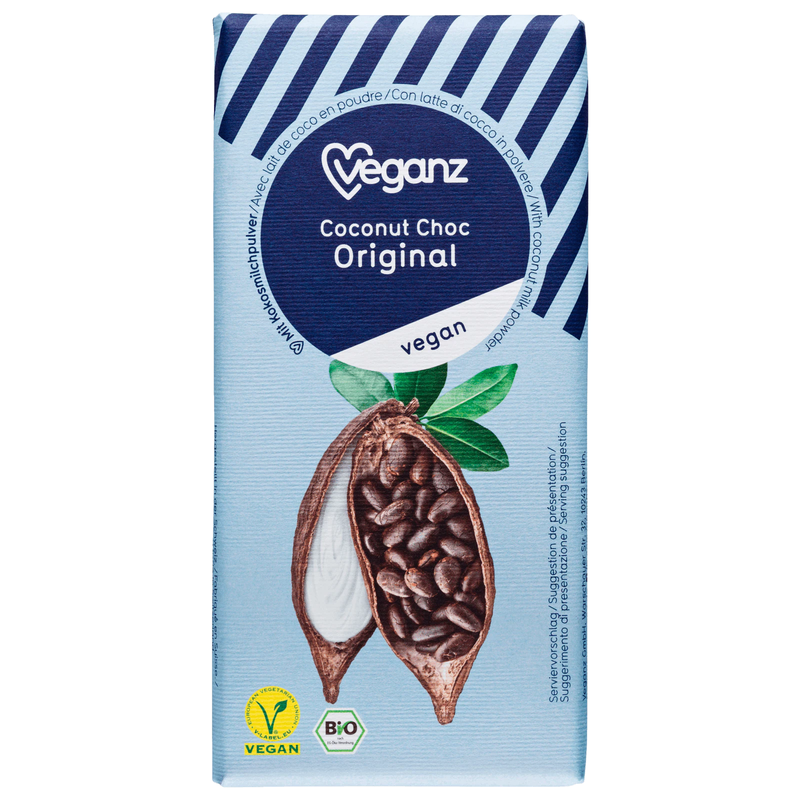 Veganz Bio Coconut Choc Original vegan 80g