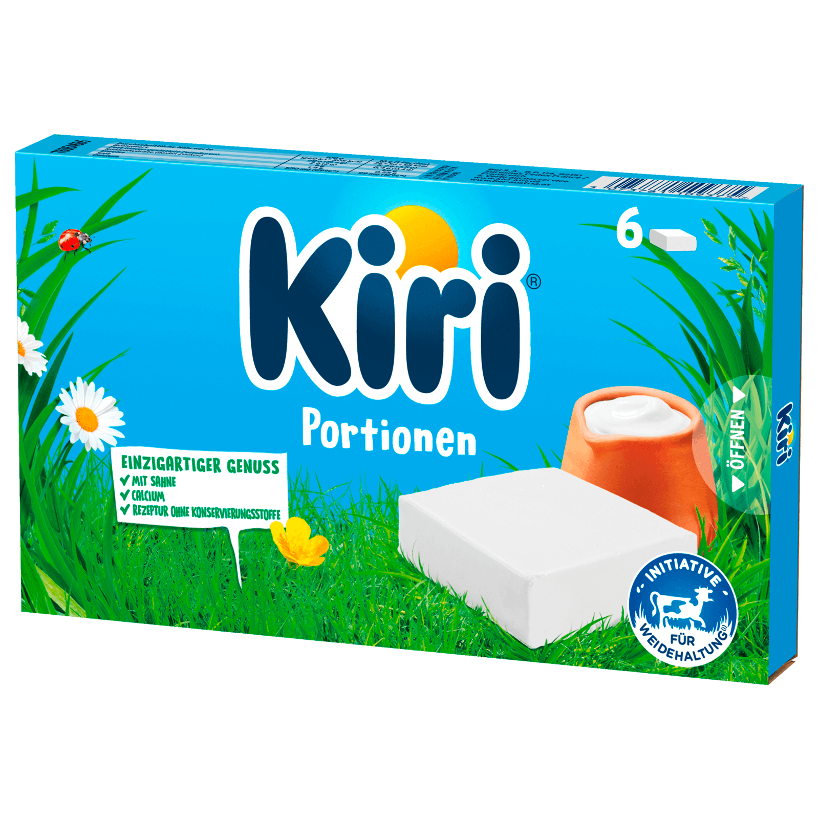 Kiri mit Sahne praktische 6er Portionen 108g