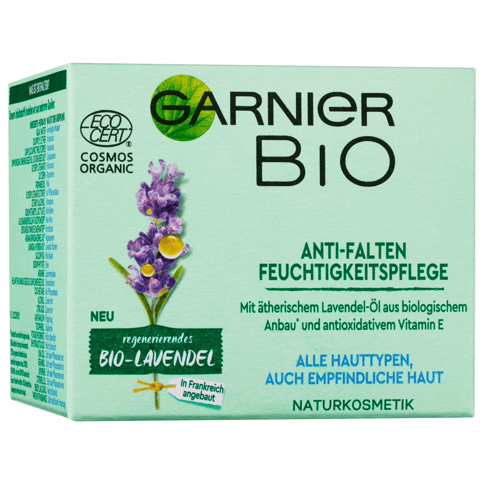 Garnier Bio Anti-Falten Feuchtigkeitspflege Creme 50ml
