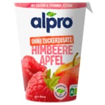 Alpro Soja-Joghurtalternative Himbeere Apfel mehr Frucht & Ohne Zuckerzusatz vegan 400g