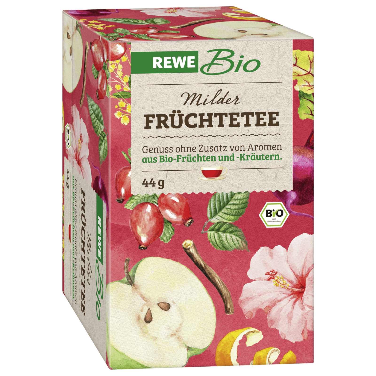 REWE Bio Milder Früchtetee 44g