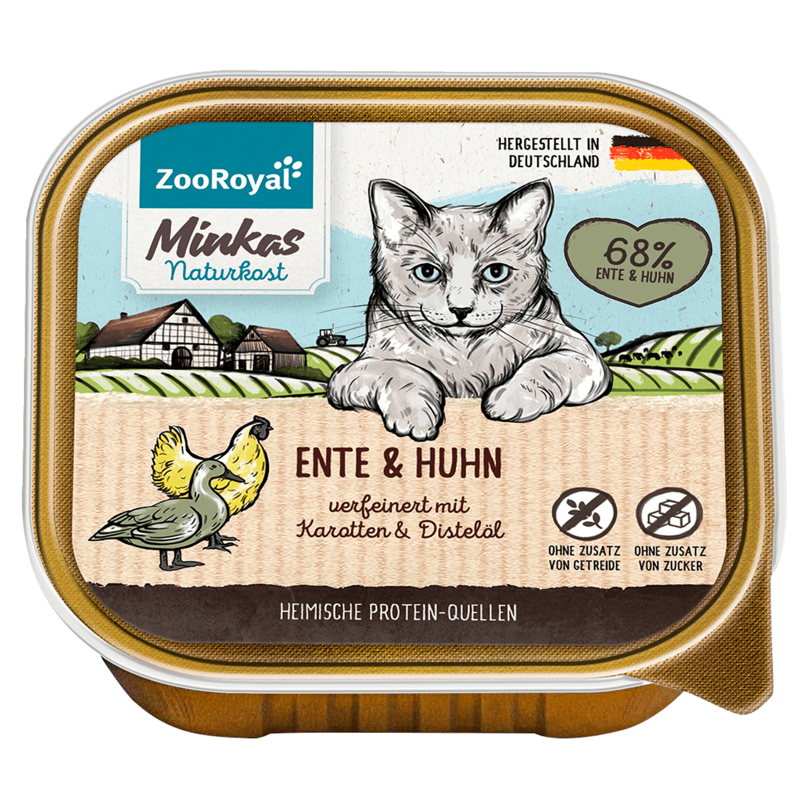 ZooRoyal Minkas Naturkost Ente & Huhn 100g