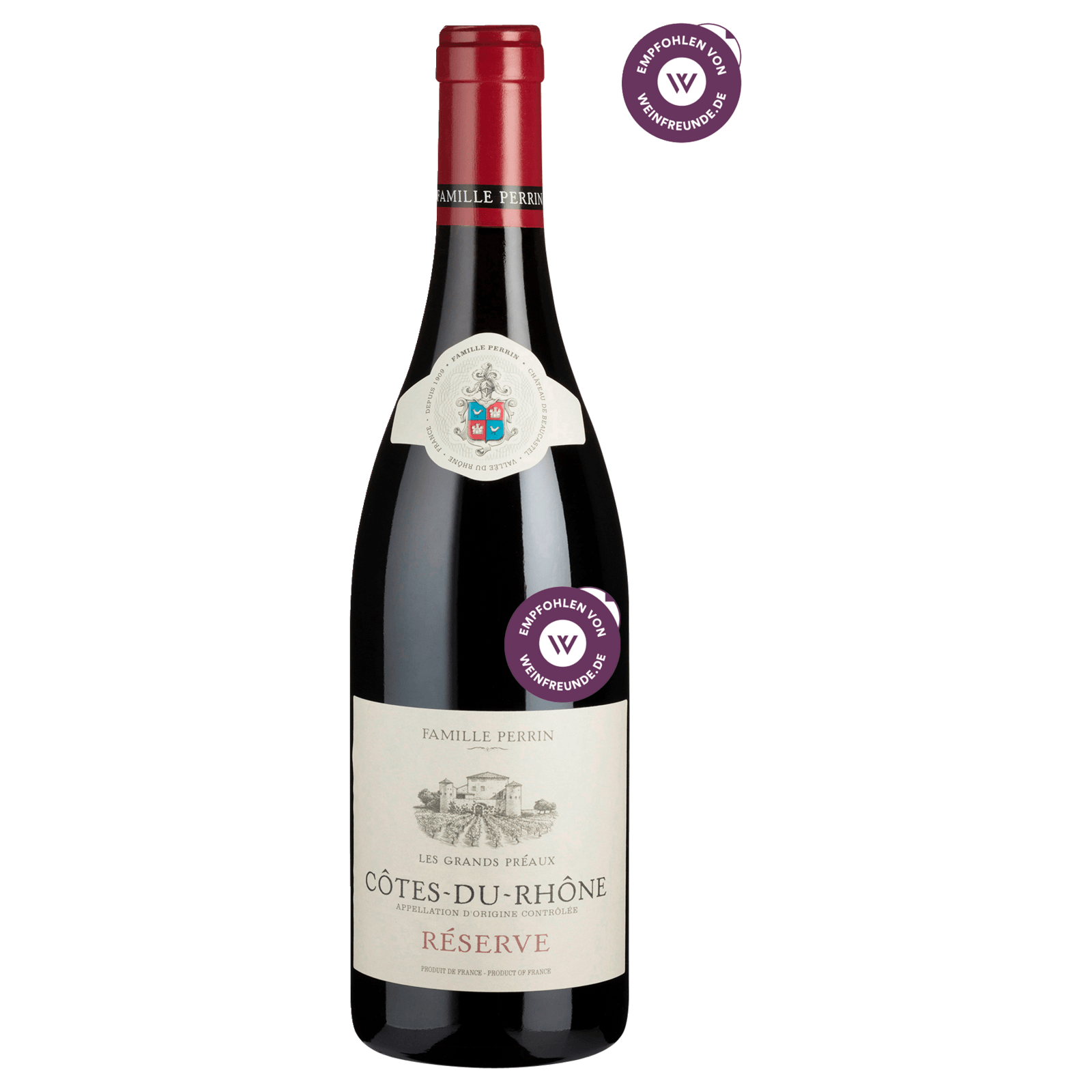 Famille Perrin Rotwein Côtes du Rhône trocken 0,75l bei REWE online  bestellen! | Rotweine