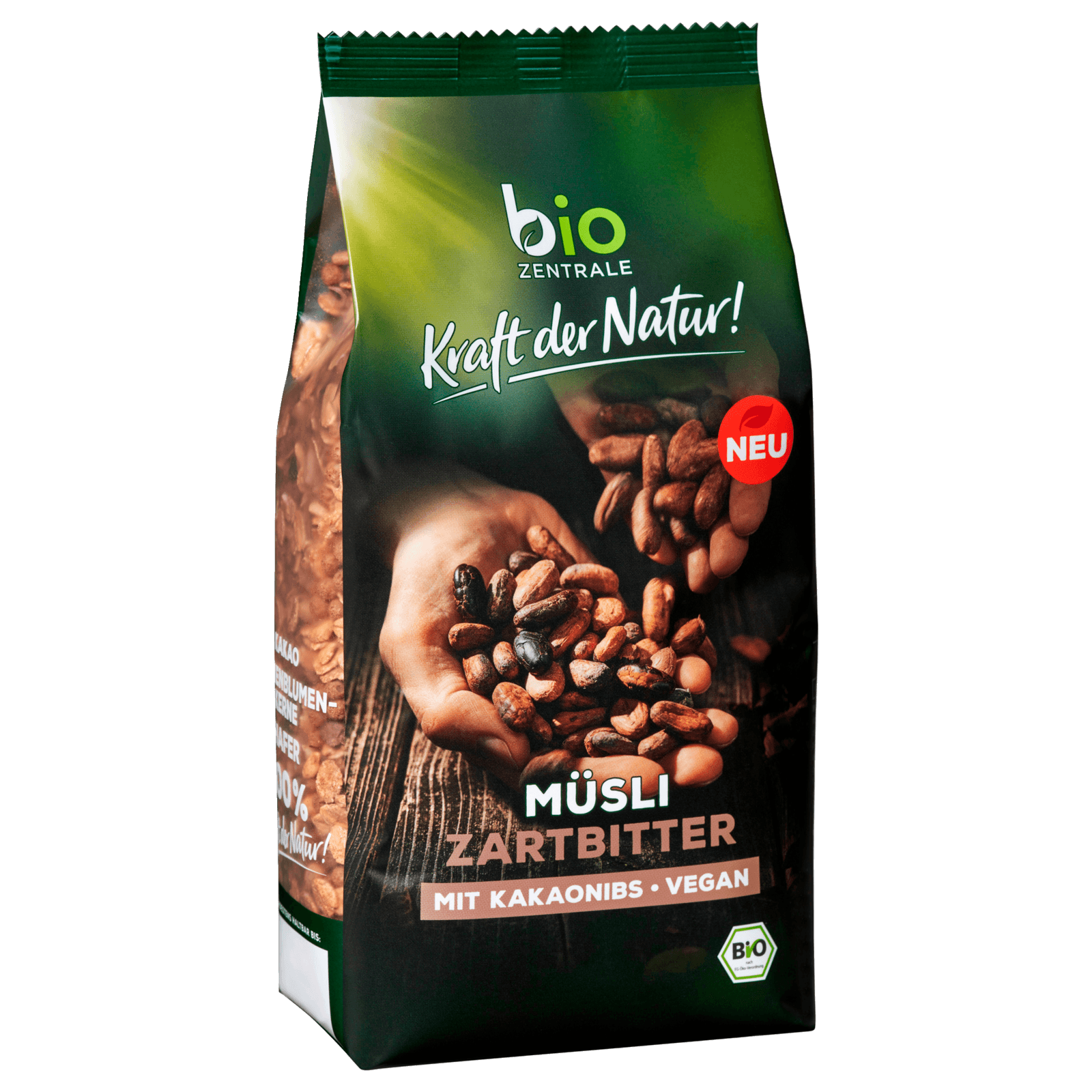 Biozentrale Bio Müsli Zartbitter Mit Kakaonibs Vegan 500g