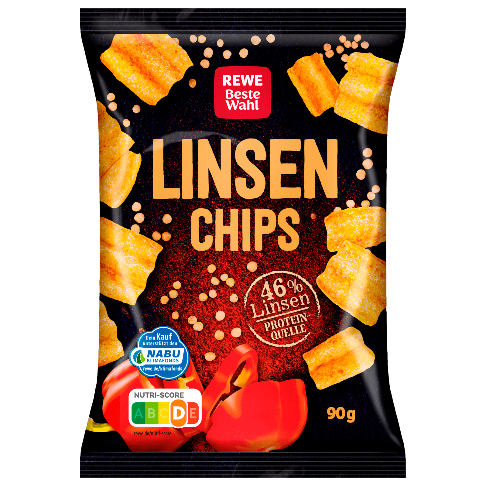 REWE Beste Wahl Linsen Chips 90g bei REWE online bestellen!