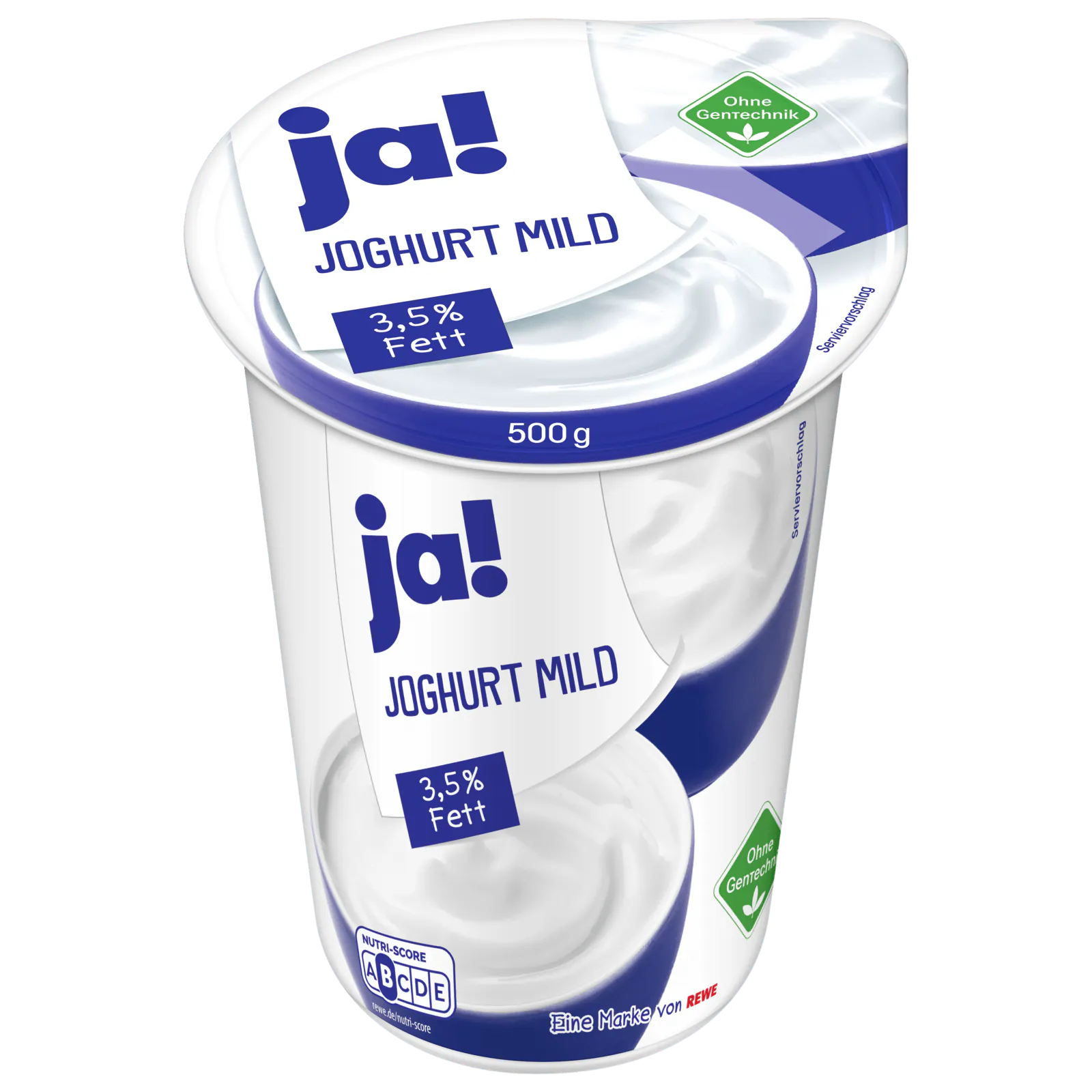 ja! Joghurt mild 3,5 % Fett 500g