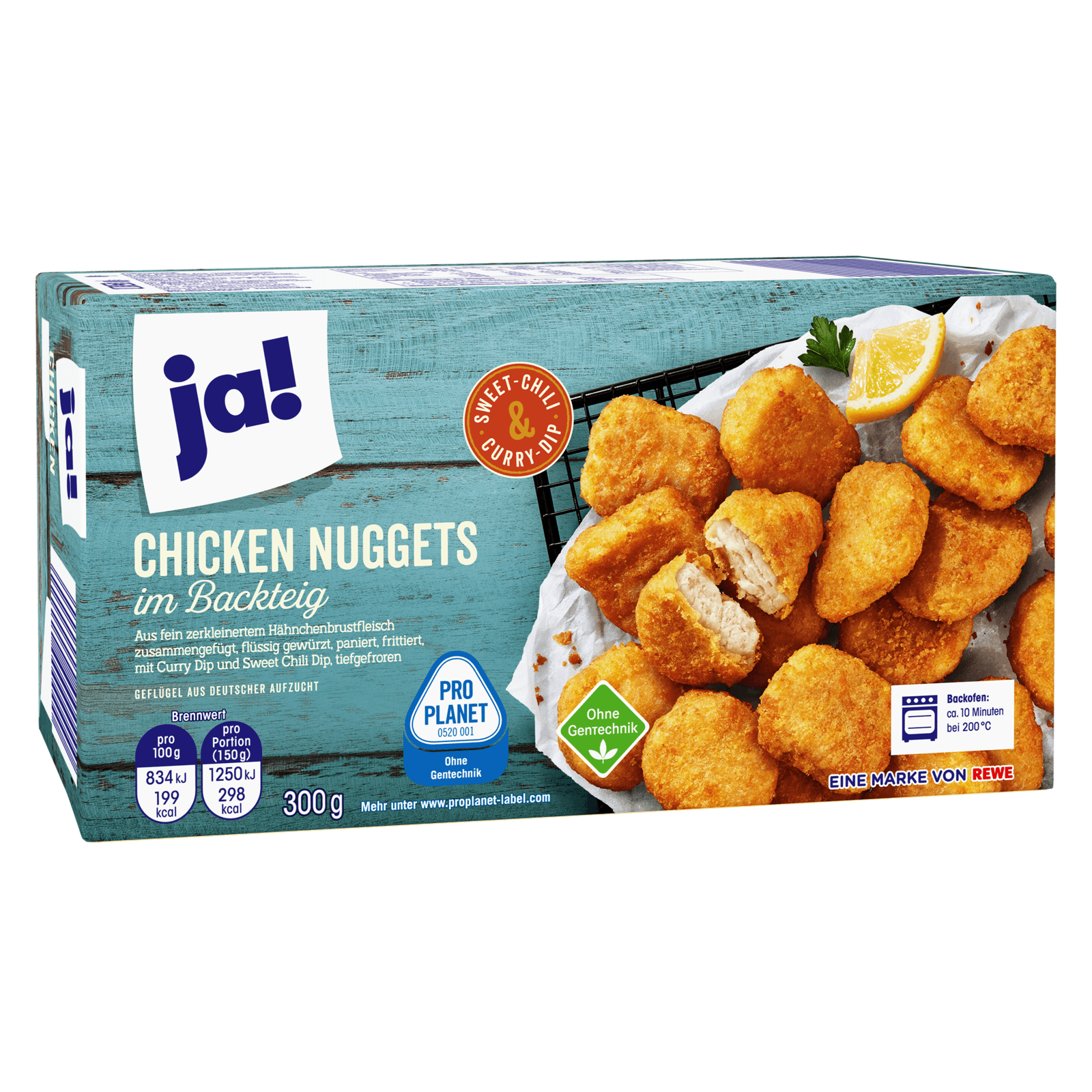 ja! Chicken Nuggets im Backteig 300g bei REWE online ...